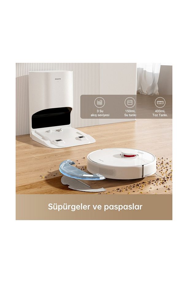 Vaccumix Bot D10 Plus Akıllı Robot Süpürge . 4000 PA , HEPA FİLTRE , 0.4 Litre - 7