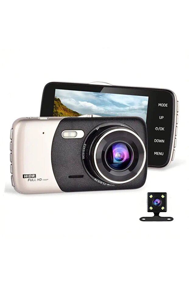 Автомобилен DVR Kaiyuan T503 - Full HD, 2 камери - 4