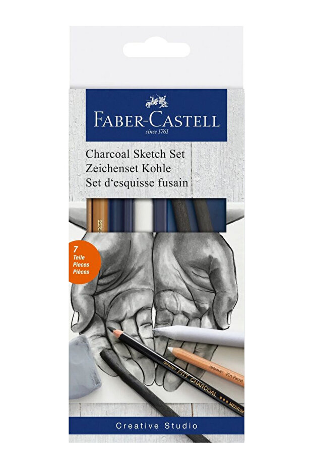 Kömür Sketch Seti,7 Parça - 2