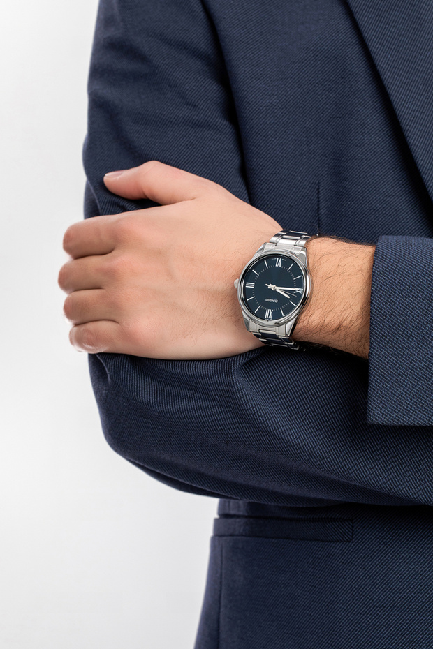 Ανδρικό Ρολόι, Casio, Συλλογή MTP-V0 MTP-V005D-2B5 - 2