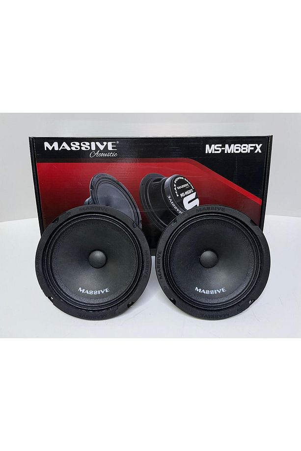 MS-M68FX 16 CM MİDRANGE 300 WATT MAXİMUM POWER 120 WATT RMS POWER ÇİFT FİYATIDIR - 1