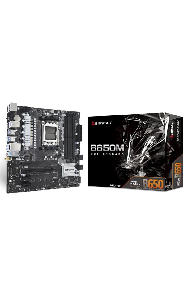 B650MT-E PRO DDR5 6000MHz AM5 S+V+GL Micro ATX Anakart - 1