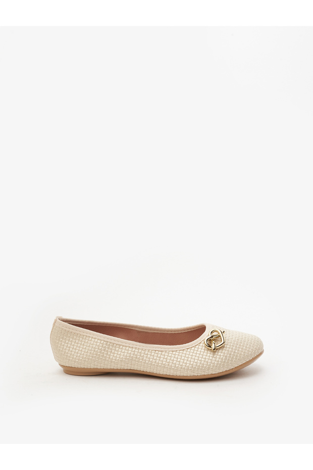Girls Ballerinas Beige | Made In Brazil