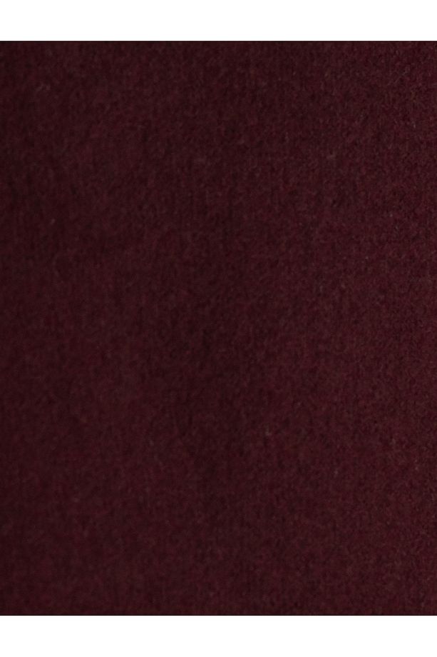Kruvaze Yaka Astarlı Düğmeli Cep Detaylı Oversize Ceket - 6