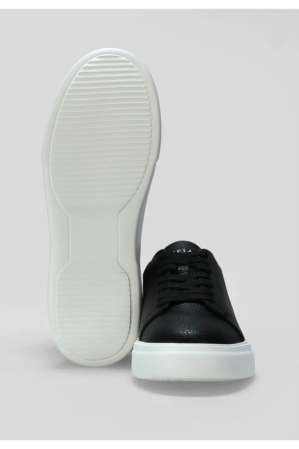 LUFİAN TOMMY ERKEK DERİ SNEAKER SİYAH AYAKKABI - 4