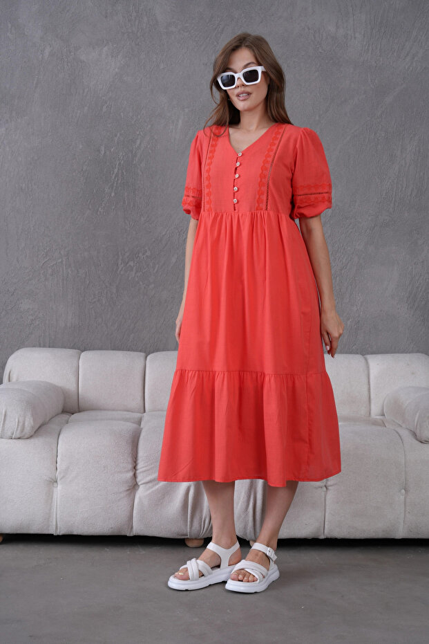 فستان صيفي مريح مبطن - 3