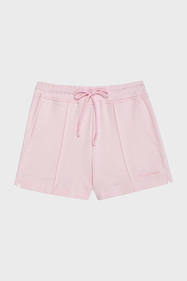 % 100 Pamuk Regular Fit Yüksek Bel Çimalı Short SHORT LBNOOSESSFUSO - 7