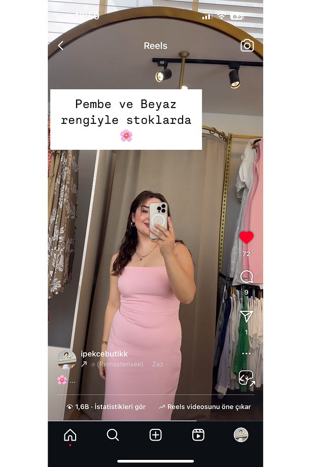 Pembe elbise - 3