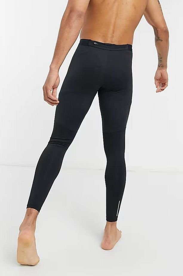 Running Phenom Elite Tight Erkek Reflektörlü Koşu Taytı Siyah - 2