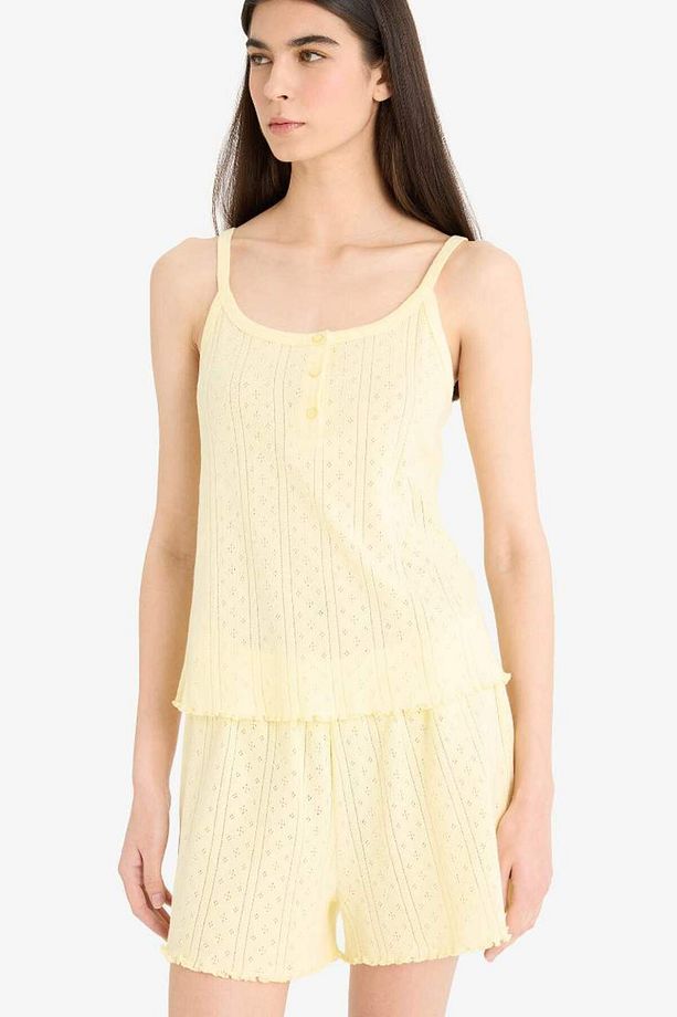 Pijama Takımı Askılı Üst Esnek Belli Şort-fall In Love E9830ax25sm - 3