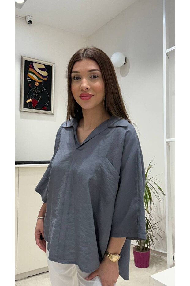 قميص مريح بتفاصيل جيوب