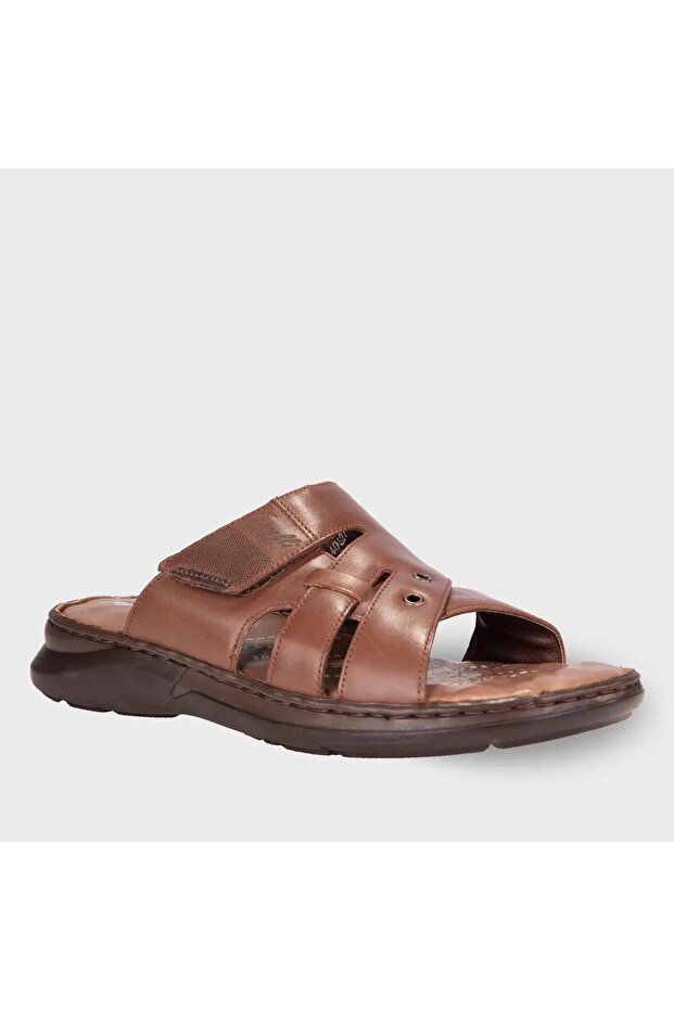 BERKE-G Erkek Deri Terlik Taba - 2