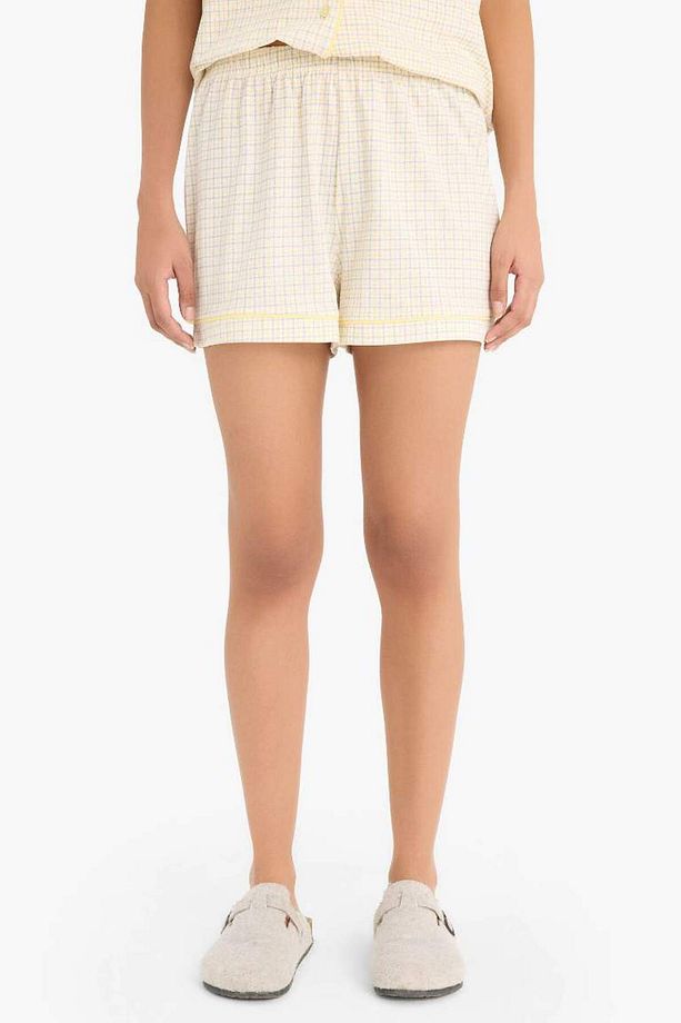 Pijama Takımı Kısa Kollu Üst Esnek Belli Kısa Şort-fall In Love E4327ax25sm - 6