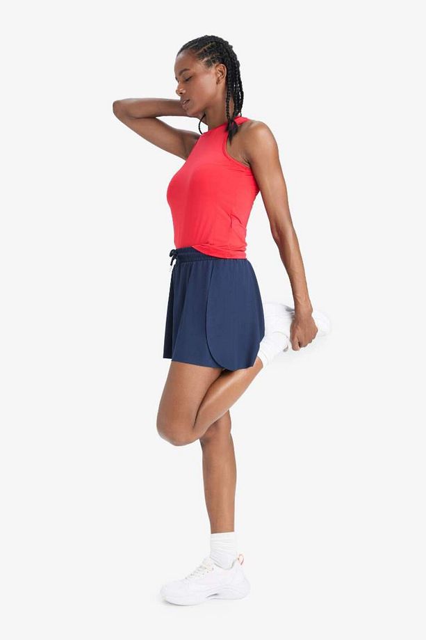 Fit Standart Fit Sporcu Kısa Paça Şort F4144ax25sm - 4