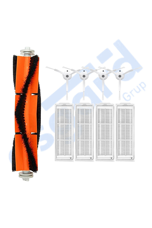 Xiaomi Mop 2 Pro (Mjst1Shw) -Mop 2 Lite Compatible 1 Main Brush 4 Side Brushes 4 Filters