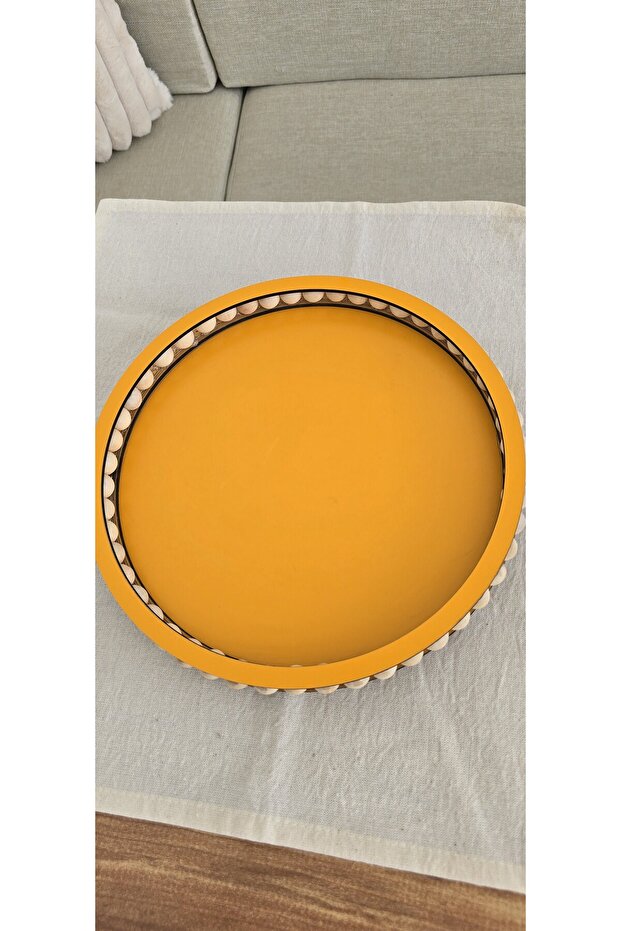 صينية عرض ديكورية 25 سم - 4