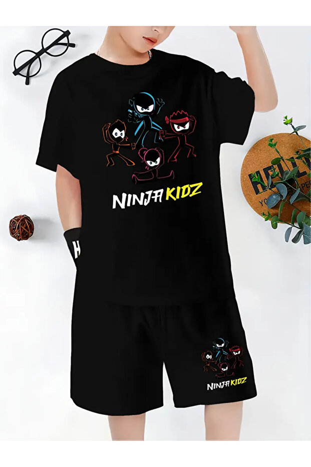 Children's T-Shirt and Pocketed Shorts Set