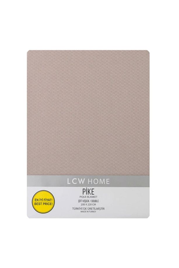 LCW HOME Bej Çift Kişilik Pike 200x220 cm - 4
