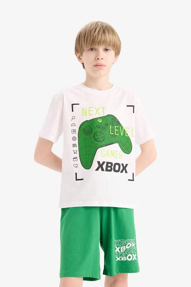 Erkek Çocuk Xbox Pijama Takımı Kısa Kollu Üst Beli Lastikli Şort E0345a825hs - 3