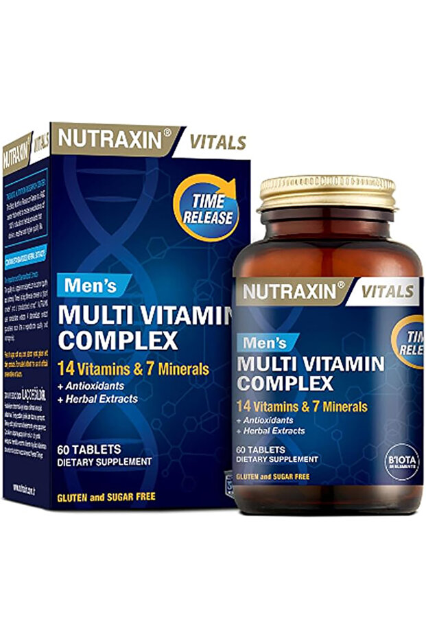 Men's Multivitamin Complex – Daily Energy, Strength & Vitality Support – 60 Tablets - 1