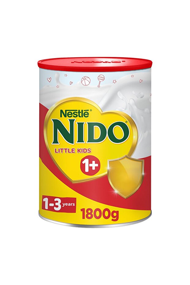 NIDO:registered: Little Kids 1+ Growing Up Milk Powder Tin For Toddlers 1-3 Years 1.8 kg