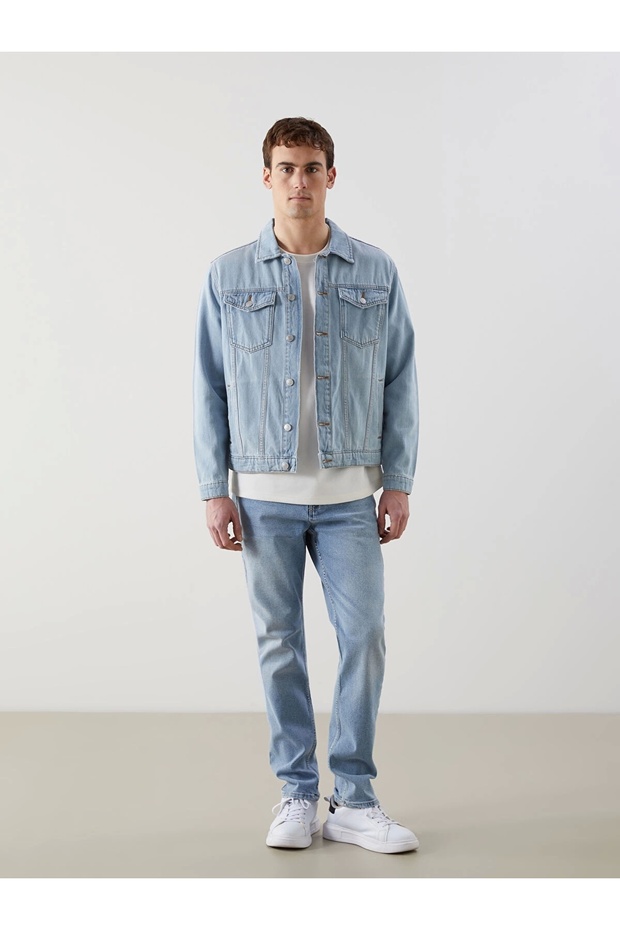 Lcw Jeans Indigo 750 Slim Fit Men's Jean Trousers