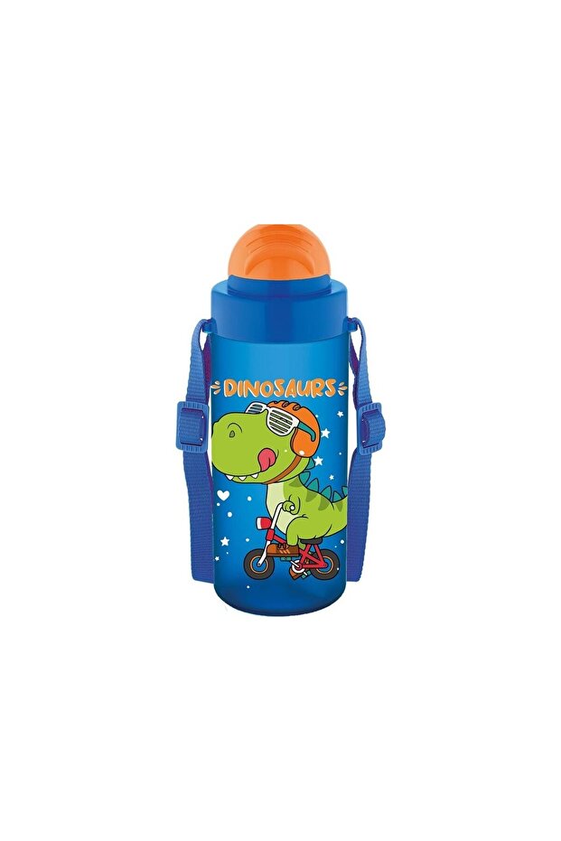 Kids Water Bottle Tritan Straw Lid 500 ml