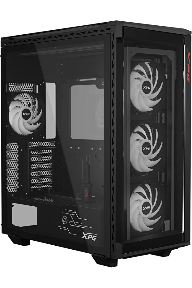 علبة كمبيوتر ألعاب XPG Battle Cruiser II متوسطة الحجم ATX