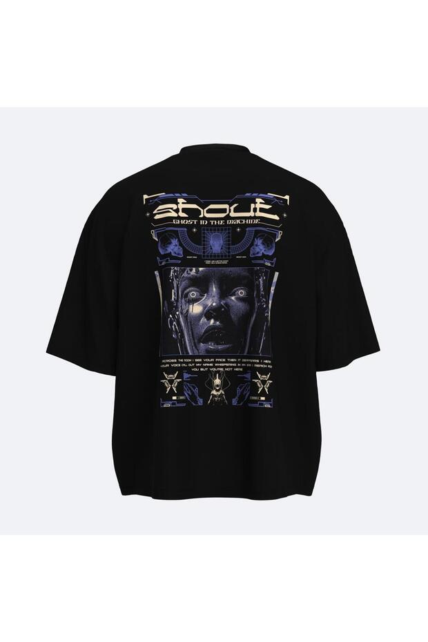Oversize Ghost in the Machine Boxy Fit Unisex T-Shirt