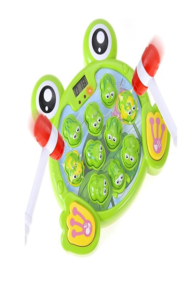 لعبة واك-أ-فروغ من باور تي آر سي - لعبة تعليمية تفاعلية مع مطرقتين للأطفال - 1