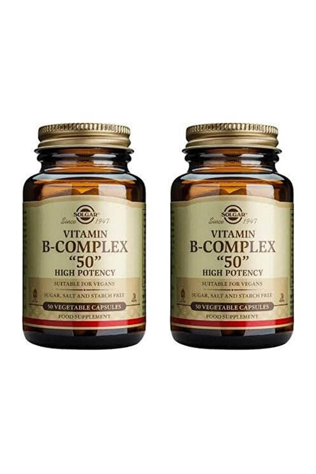 Vitamin B-Complex 50mg 50 Kapsül 2 Adet - 1