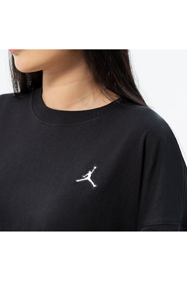 Jordan Essential Oversize Kadın Siyah Elbise - 3