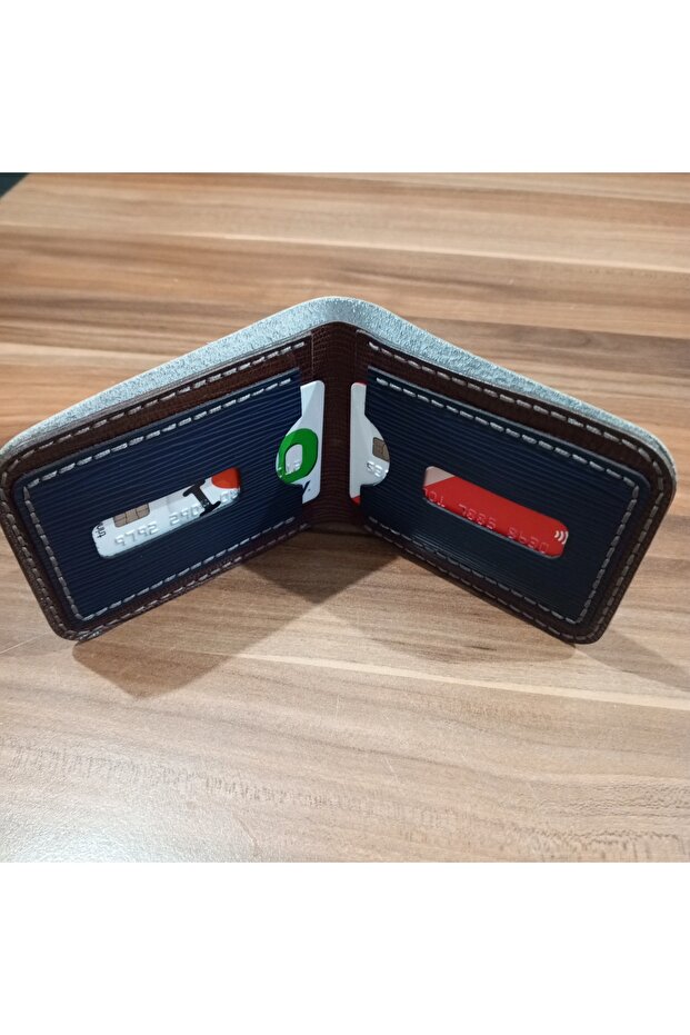 Hkiki Leather Hand Sewing Wallet