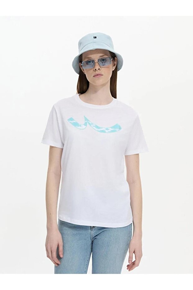 Tobomo Logo White Women's Short Sleeve T-Shirt 1225801576089100
