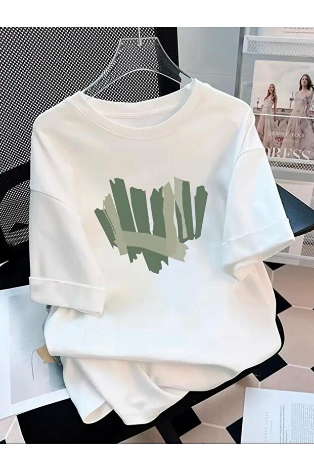 Printed Basic T-shirt - 1