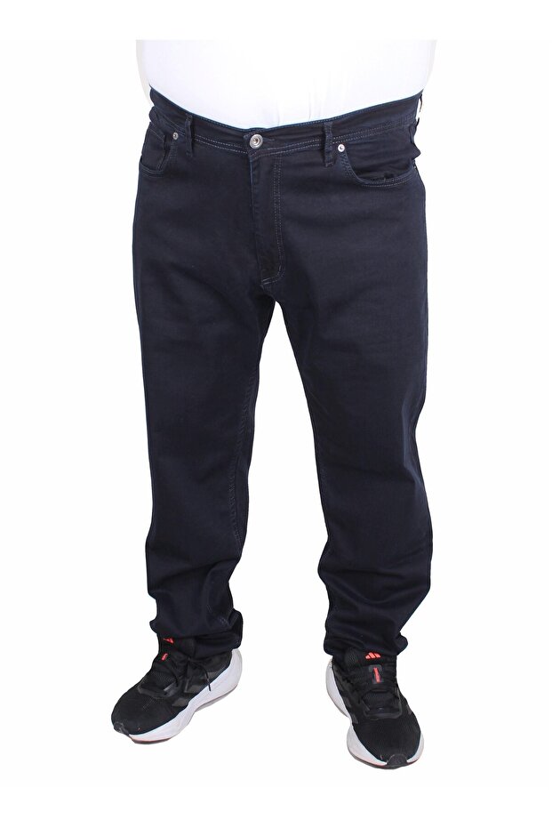 بنطلون جينز مقاس كبير Power Lycra Comero 11914 أزرق داكن