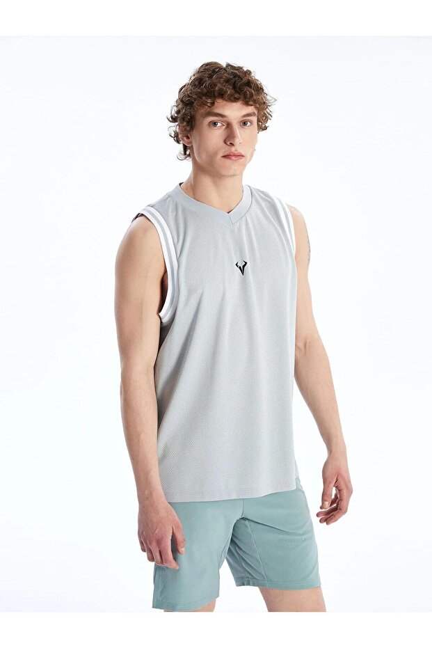 Xside Active Crew Neck Printed Men's Sleeveless T-Shirt (S5)