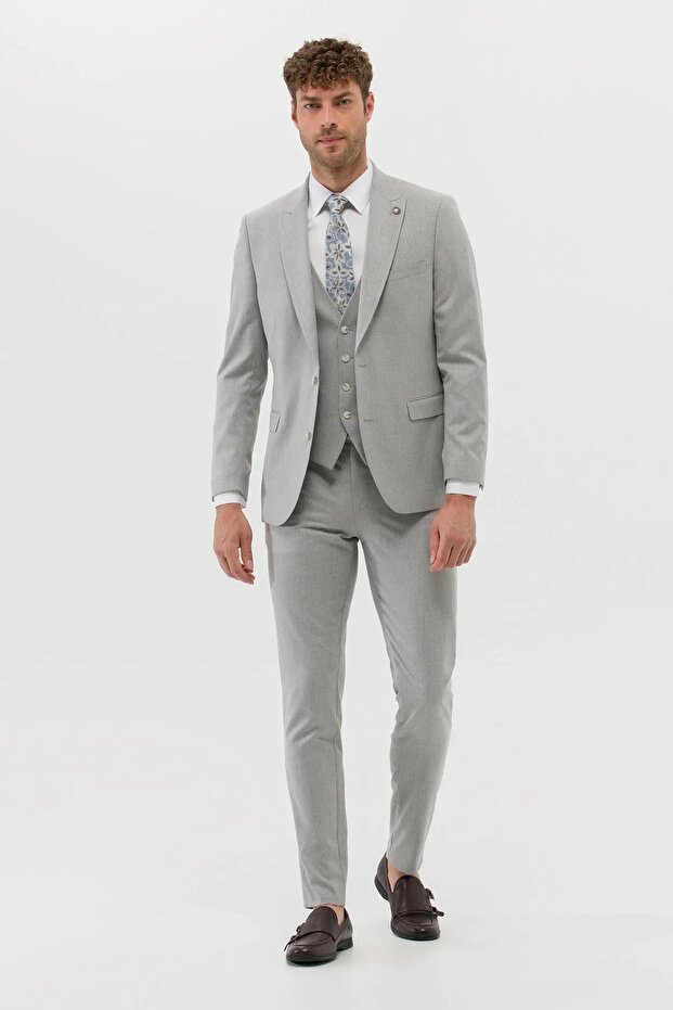 Men's Extra Slim Fit Vest Suit 1603648