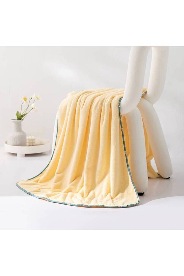 منشفة كبي انيقة ليموني ريفي أطراف موردة - Elegant Lemon Towel