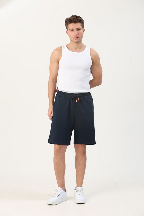 Moda Erkek Lacivert Şort - 5
