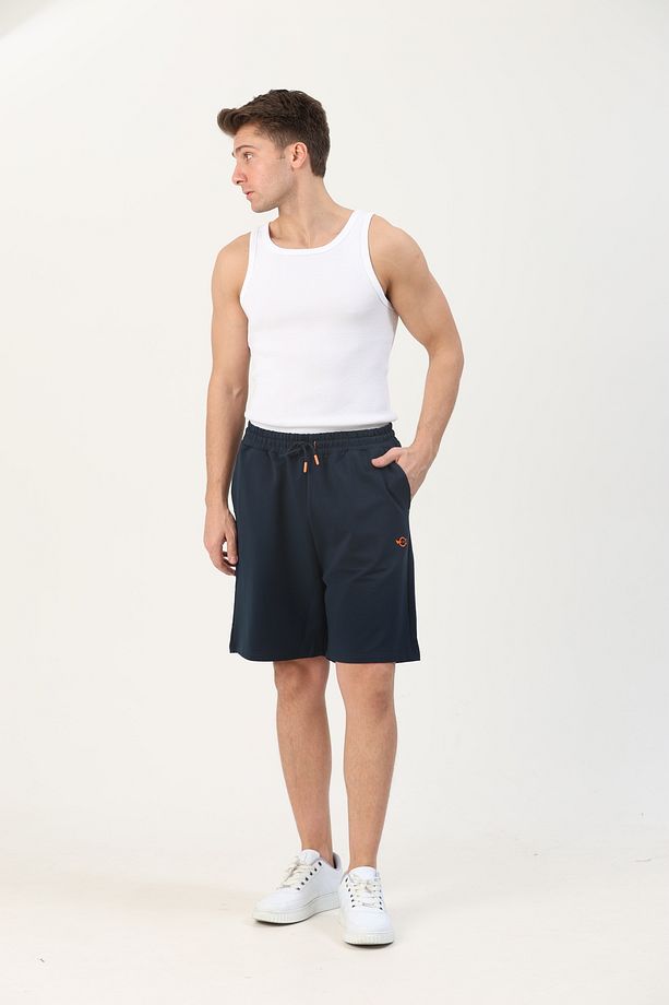 Moda Erkek Lacivert Şort - 6