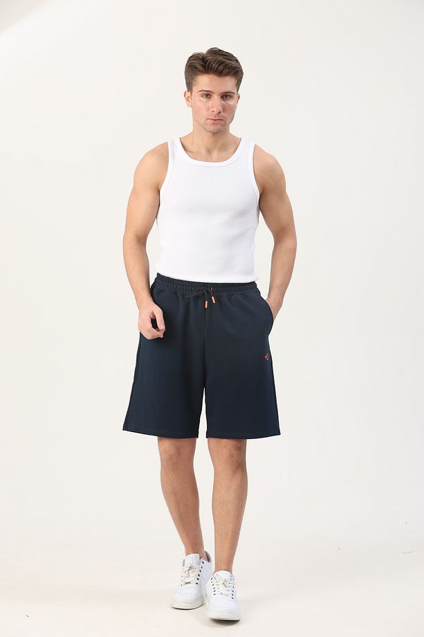 Moda Erkek Lacivert Şort - 2