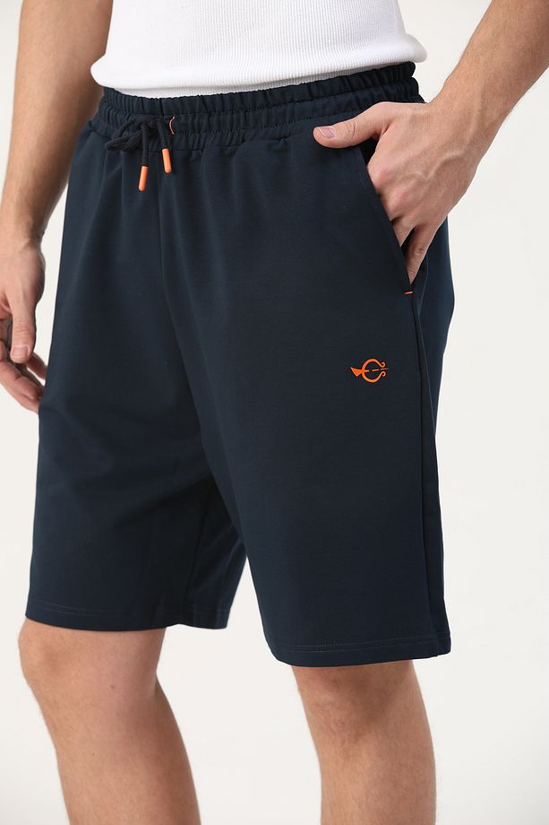 Moda Erkek Lacivert Şort - 1