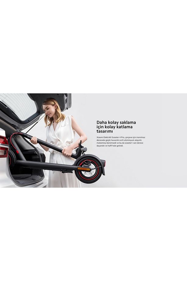 Mi Electric Scooter 4 Pro Siyah Elektrikli Scooter - 6