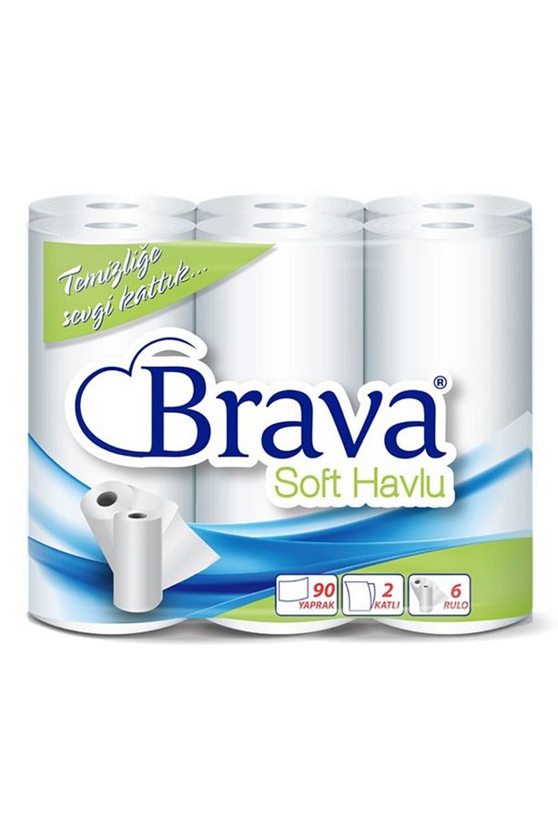 Koçal Brava Soft Rulo Havlu 4x6 Rulo 24lü - 1