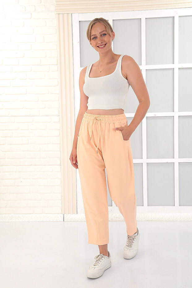 Relaxed Women's Comfortable Waist Elastic Pants