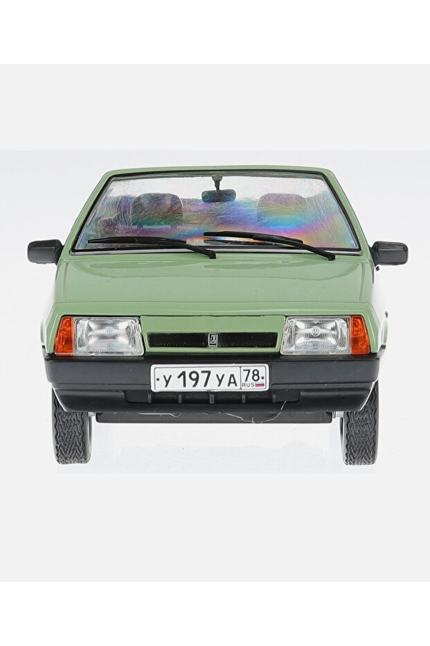 Hackhatte 1:24 Lada Samara Model Araç-Açık Yeşil - 3
