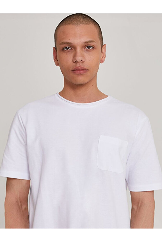 Regular Beyaz T-shırt - 4