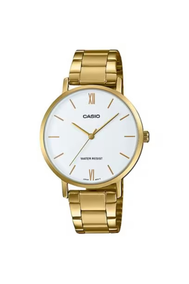 CASIO Women's Analog White Dial Watch - LTP-VT01G-7BUDF - 1