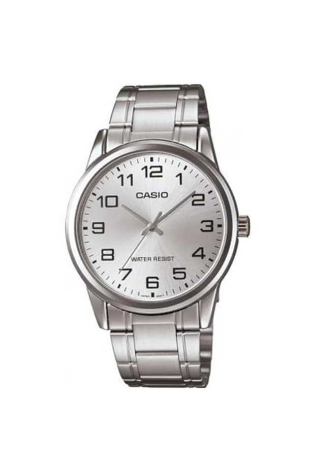 CASIO Men's Analog Silver Dial Watch - MTP-V001D-7B - 2